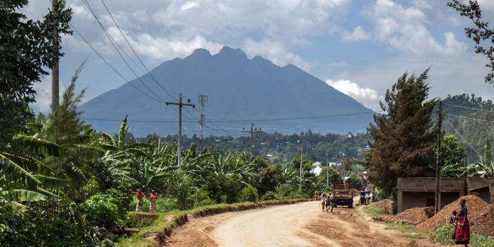 3-03 Mt Sabinyo from Muzanze